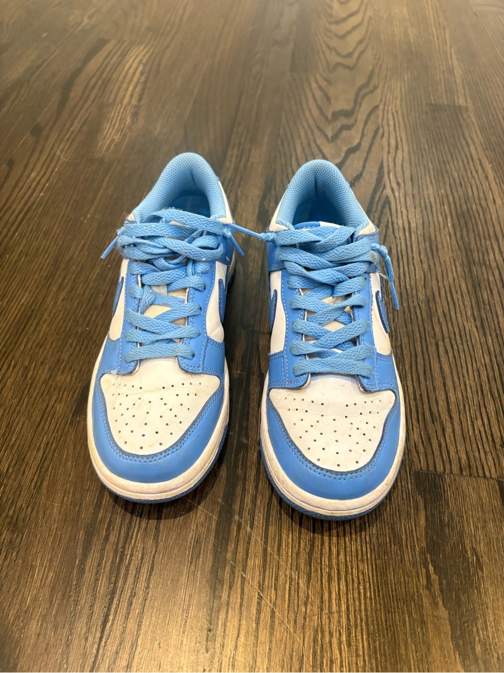 Nike Kids Blue and White Athletic Sneakers